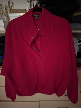 Beyond Yoga Deep Raspberry Snap-Front Jacket